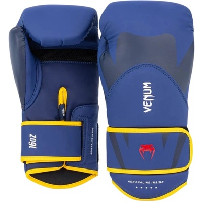 Venum Challenger 4.0 Boxing Gloves | Blue - Yellow [2 бр. ] 14 oz
