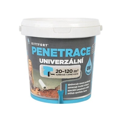 KITTFORT Disperzná penetrácia, mliečne biela, 1 kg PENETRACE UNIVERZÁLNÍ 1 KG