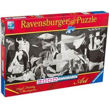Ravensburger Панорамен пъзел Ravensburger от 2000 части - Герника, Пабло Пикасо (16690)