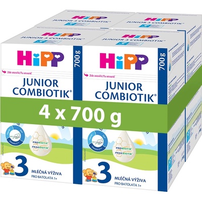 HiPP 3 Junior Combiotik 4 x 700 g – Hledejceny.cz