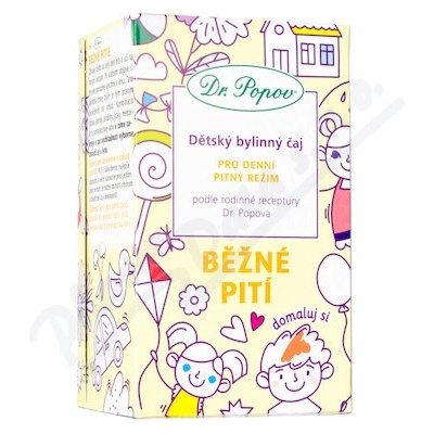 Dr.Popov Dětský bylinný čaj-Běžné pití 20 x 1.5g
