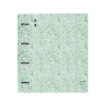 Safta Папка с пръстени Safta Light green flowers