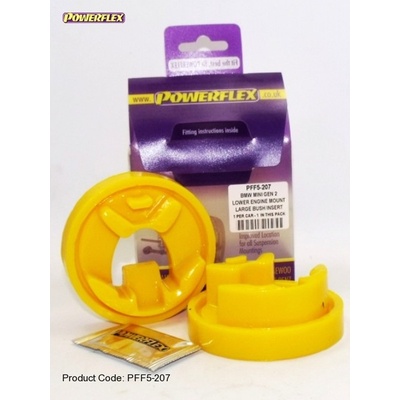 Powerflex Silentbloky BMW Mini One / Cooper R55/R56/R57 Lower Engine Mount Large Bush Insert (7)