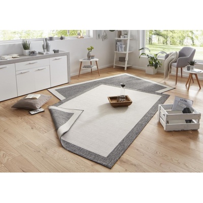 Hanse Home Twin-Wendeteppiche 103108 creme grau Šedá