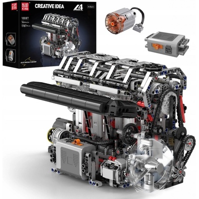 Mould King 10087 Engine Benzinový 4válcový motor L4