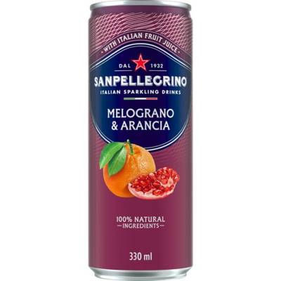 San Pellegrino Granátové jablko pomaranč 6 x 330 ml