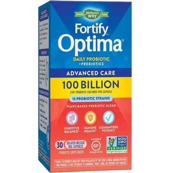 Nature's Way Fortify Optima® Advanced Care Probiotic | Фортифай Оптима®, пробиотици+пребиотици [30 капсули]