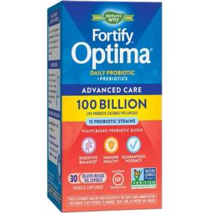Nature's Way Fortify Optima® Advanced Care Probiotic | Фортифай Оптима®, пробиотици+пребиотици [30 капсули]
