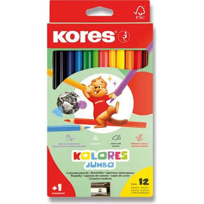 Kores Kolores Jumbo 12 ks 351200