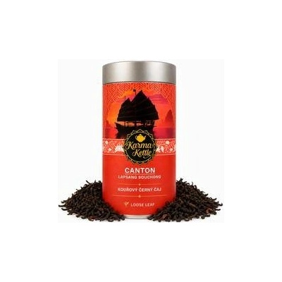 Karma Kettle Černý čaj Canton kouřový čaj sypaný 75 g