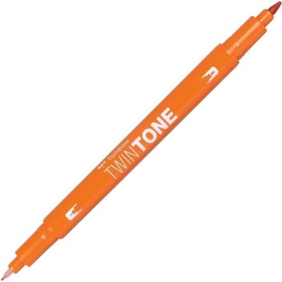 Oboustranná fixa TOMBOW TwinTone, Orange