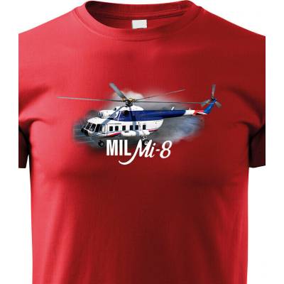 Dětské tričko Mil Mi-8 ČervenáCanvas Dětské tričko Bezvatriko.cz 3242