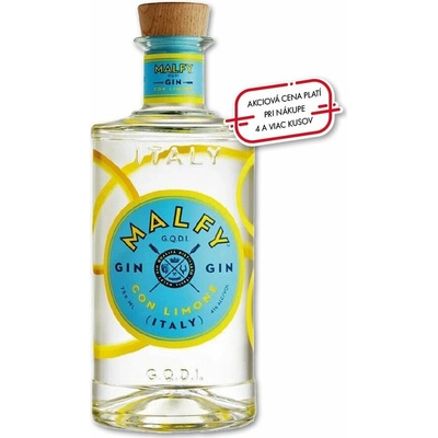 Malfy Limone Gin 41% 0,7 l (čistá fľaša)