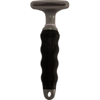 Duvo Plus Deshedder Large - Тример за кучета за премахване на мъртва козина от подкосъма с ергономична дръжка