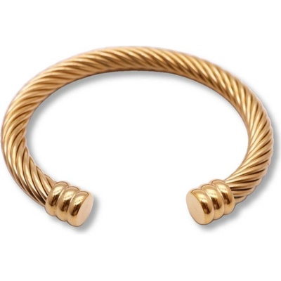 Bangles.cz náramek Twist chirurgická ocel Gold 1430