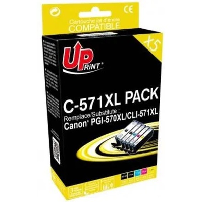 Compatible Мастилници uprint комплект canon pgi-570 + cli-571bk/c/m/y xl (lf-ink-can-570-571-pack)