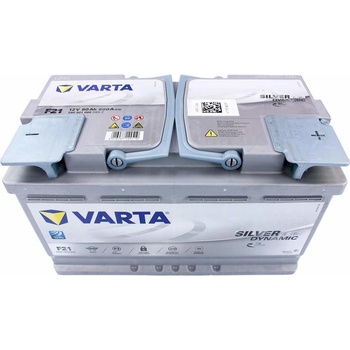 VARTA F21 Silver Dynamic AGM 80Ah 800A right+ (580 901 080) от 337,83 лв.  Автомобилни акумулатори 