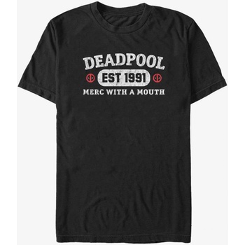 ZOOT. Fan Черна унисекс тениска Marvel Athletic Merc ZOOT. Fan | Cheren | МЪЖЕ | L