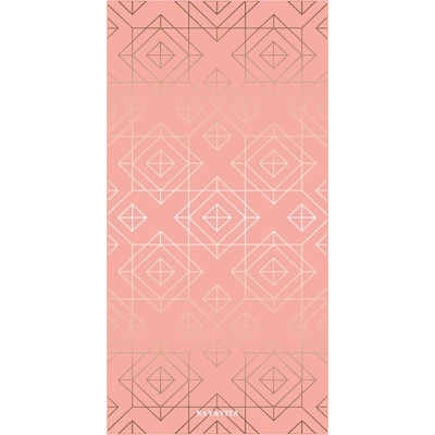 Nayavita Funkční sportovní ručník Pink Lines 100 x 50 cm