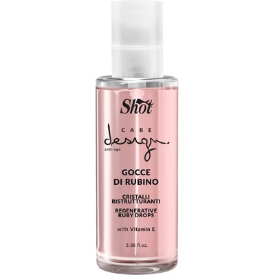 Shot Design Care Anti-Age Gocce Di Rubino - regeneračné kryštály s vitamínom E, 100 ml