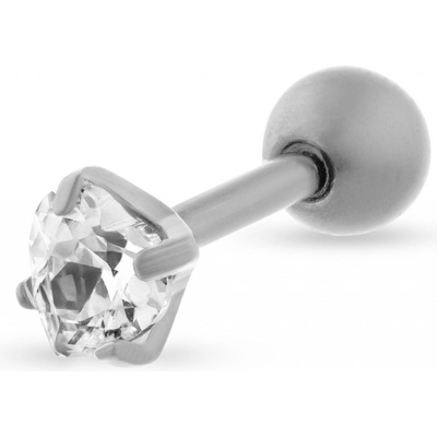 Troli pôvabný titánový piercing so srdiečkom VSE6015S-PET