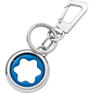 Mont Blanc MB128743 Keychain - Silver (Silver / Blue)