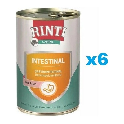 Rinti Canine Intestinal beef 6 x 400 g