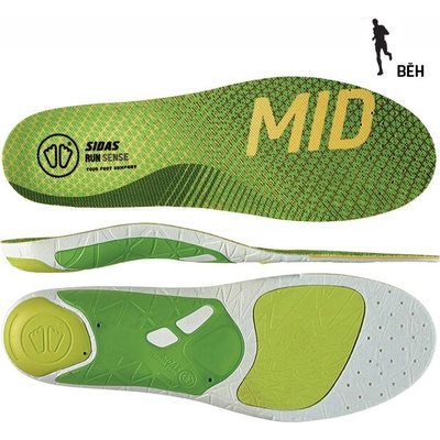 SIDAS Стелки за обувки Sidas Run 3Feet Sense Mid (CSE3FRUNSENS19_MI)