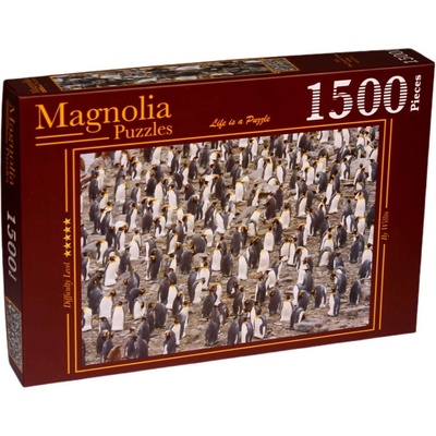 Magnolia Пъзел Magnolia от 1500 части - Колония Кралски пингвини (3521)