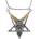FALON чокър Pentagram Scream ing Skull - PSY1076