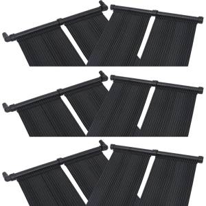 vidaXL Соларни панели за нагряване на басейн, 6 бр, 80x310 см (3079663)