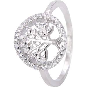 Silenti Jewelry Сребърен пръстен "Дървото на Живота" - 7 - 54.5мм (17.2мм диам. )