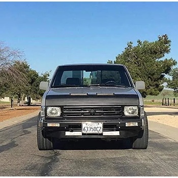 AutoStyle Защитен предпазител на капака за Nissan PickUp 1996-1997 черен PB 901187