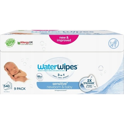 WaterWipes Vlhčené ubrousky Organic 99,9% vody pro děti 720 ks