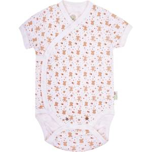 Bio Baby Боди с къс ръкав Bio Baby - Органичен памук, 68 cm, 4-6 месеца (97220101) - baby
