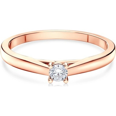 Savicki Zásnubný prsteň ružové zlato diamant SAV MIN6 D1 RZ