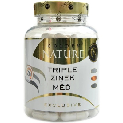 Golden Nature Exclusive Triple Zinok + měď 100 kapsúl