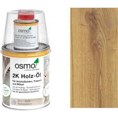 Osmo 6119 2K olej na dřevo 0,375 l Natural