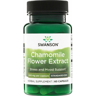 Swanson Chamomile Extract 500 mg 60 kapslí