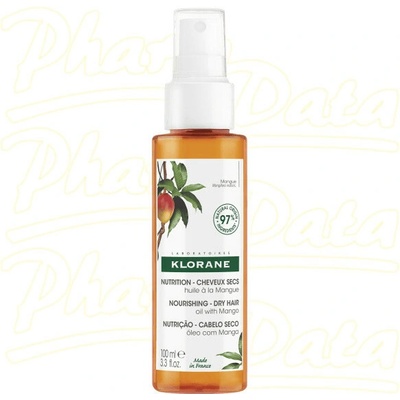 Klorane Mangový olej na suché vlasy 100 ml