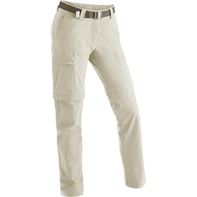 Maier Sports Дамски панталон със свалящи крачоли Maier Sports Women's Inara Slim Zip Walking trousers - Brown Rice - размер 46 (110-0373-1224)