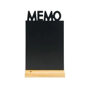 Securit Черна дъска настолна Memo А4+