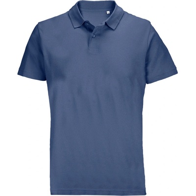 Sol´s Collection polokošile Pulse piqué krýtký rukáv unisex COT25450247001-denim