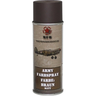 MFH army sprejová farba 400 ml matná hnedá