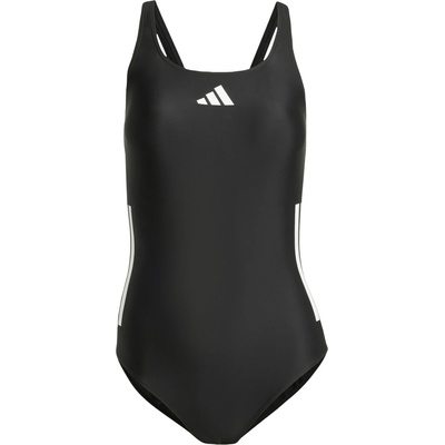 Adidas Дамски бански костюм adidas Women's 3 Stripes Bold Swimsuit - Black / White - размер 36 (EU) (150-4471-0114)