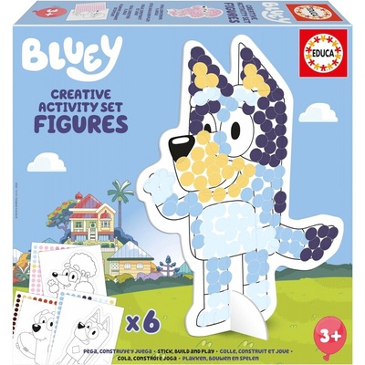 Educa Креактивен комплект, Educa, 3D, Фигури, Bluey