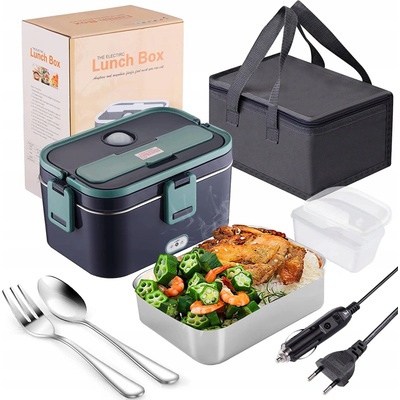 ELEKTRICKÝ OHŘÍVAČ POTRAVIN OBĚDOVÝ BOX MEGA SADA 1.8L 12/24/220V