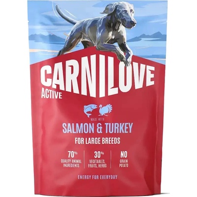 Carnilove Active Dog Losos a morka pre dospelých psov veľkých plemien 1,5 kg