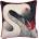 moooi Калъфка за възглавничка DODO PAVONE 50 x 50 см, черен, polyester, Moooi (MOO250688)