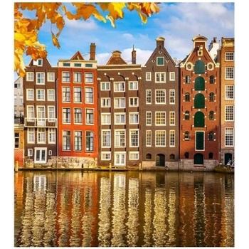 DIMEX ART s. r. o Флизелинов фототапет къщи в амстердам 225 x 250 см